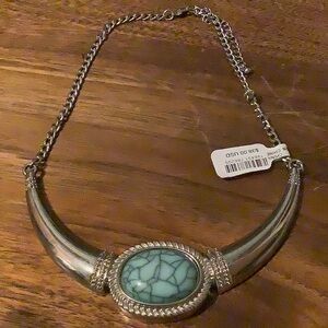 NWT Free People Longhorn Steer Necklace